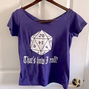 Critical hit D20 dice RPG geek nerd S/M